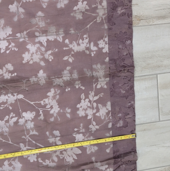 2 panel curtains floral design - Picture 5 of 9